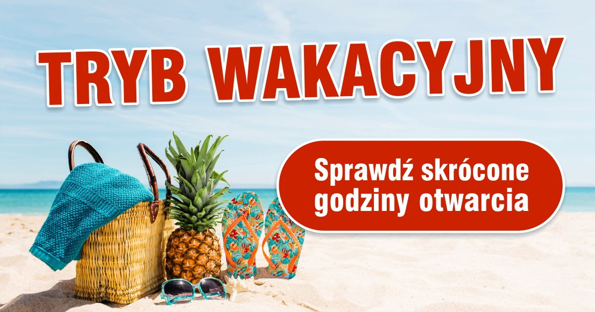 Tryb wakacyjny - Skrócone godziny