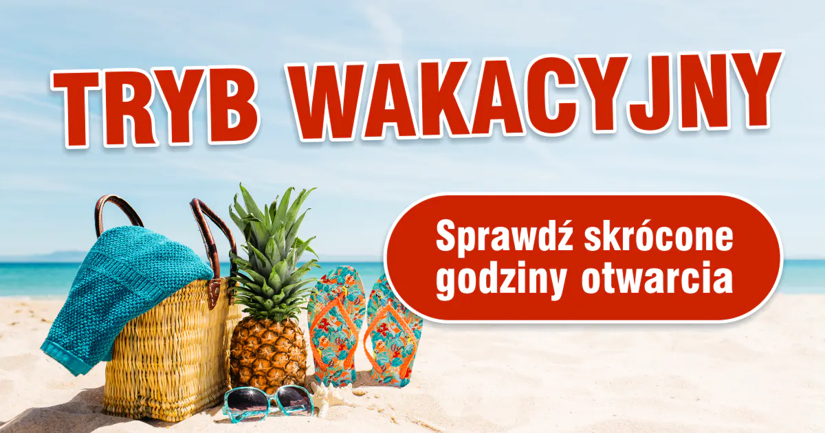 Tryb wakacyjny - Skrócone godziny